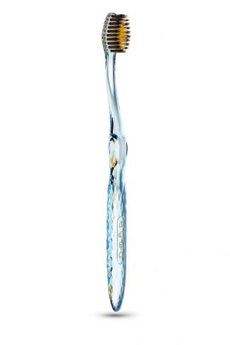 agwa super clean dent Gold- & Bambuskohle - Zahnbürste in blau
